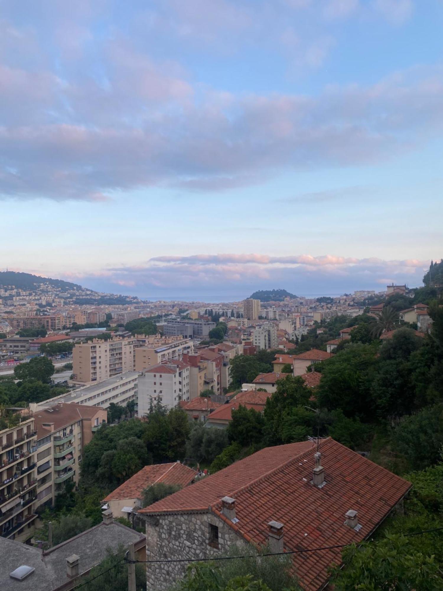 Appartement-Nice 01 Vue Mer - Panoramique Wifi-Parking Esterno foto