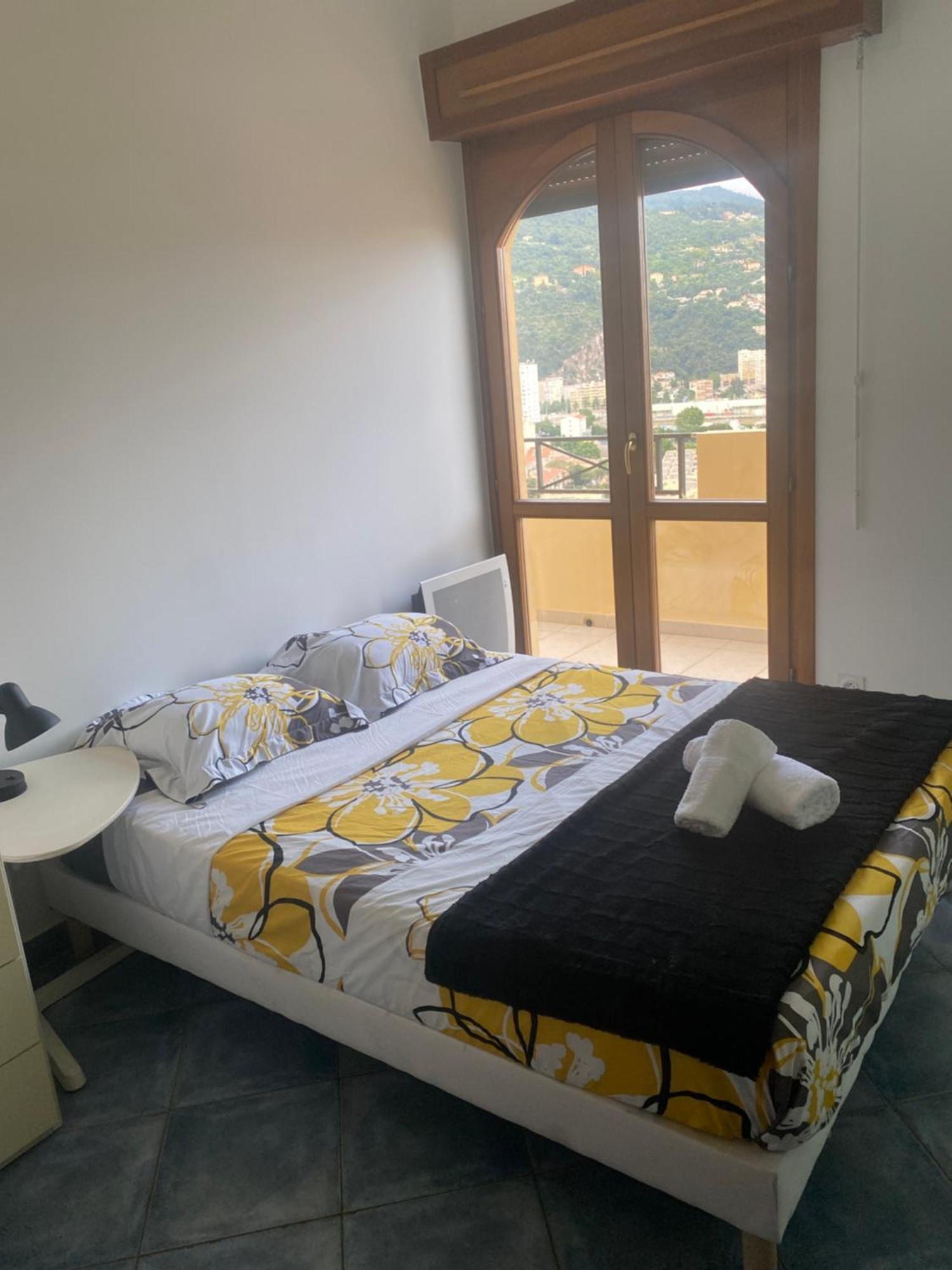 Appartement-Nice 01 Vue Mer - Panoramique Wifi-Parking Esterno foto