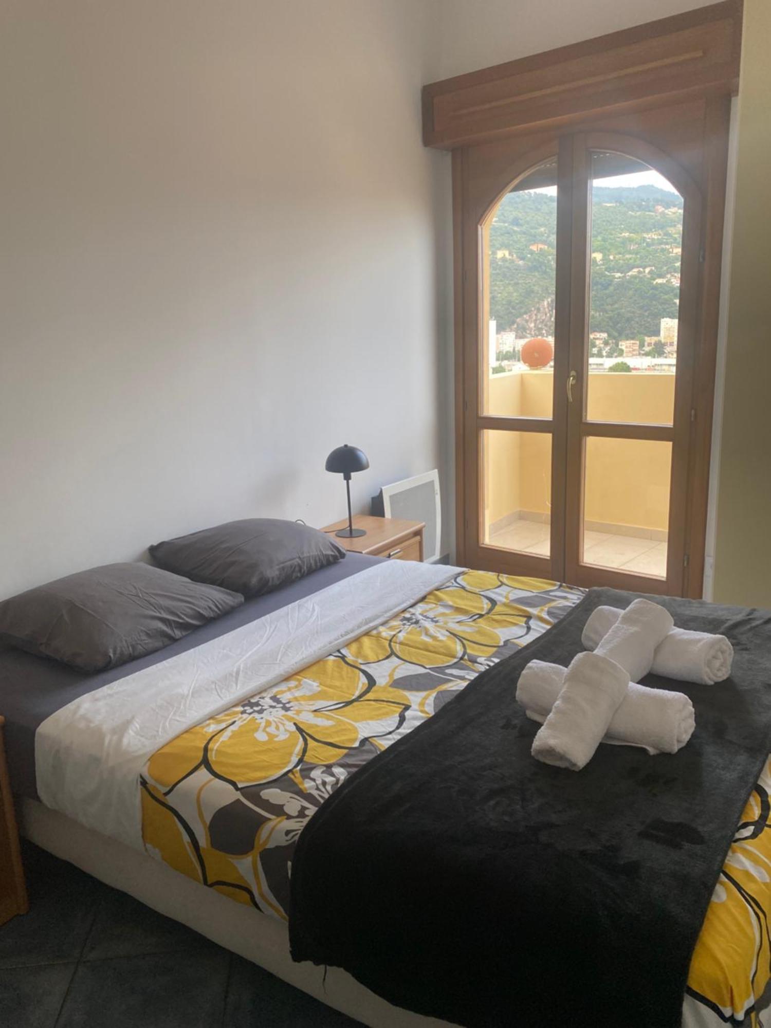 Appartement-Nice 01 Vue Mer - Panoramique Wifi-Parking Esterno foto