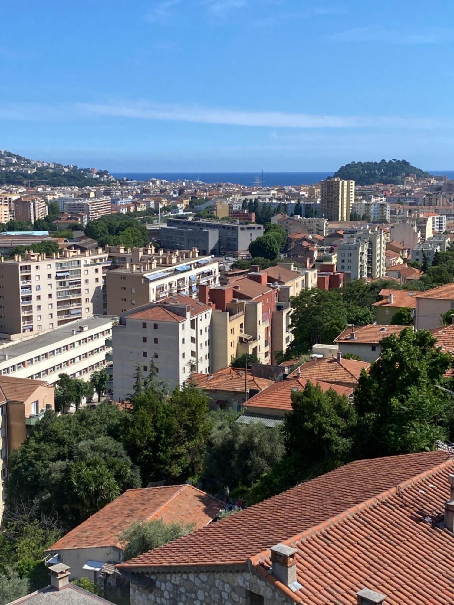 Appartement-Nice 01 Vue Mer - Panoramique Wifi-Parking Esterno foto